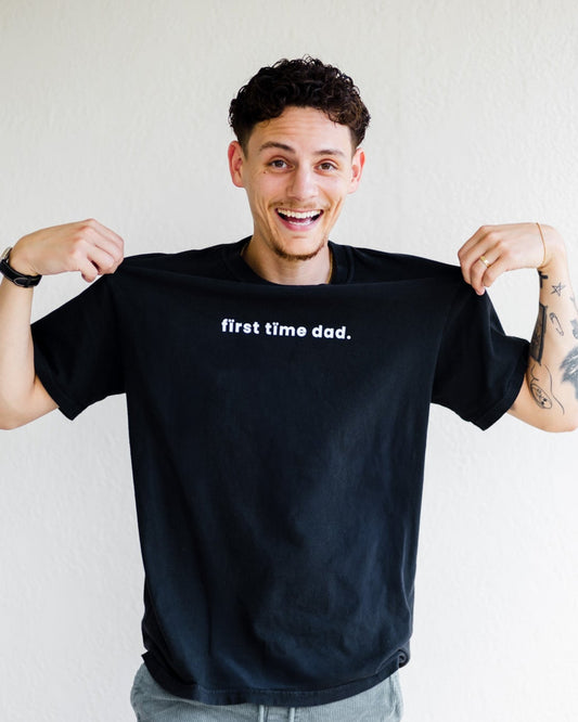 Short Sleeve "Fïrst Tïme Dad." Shirt
