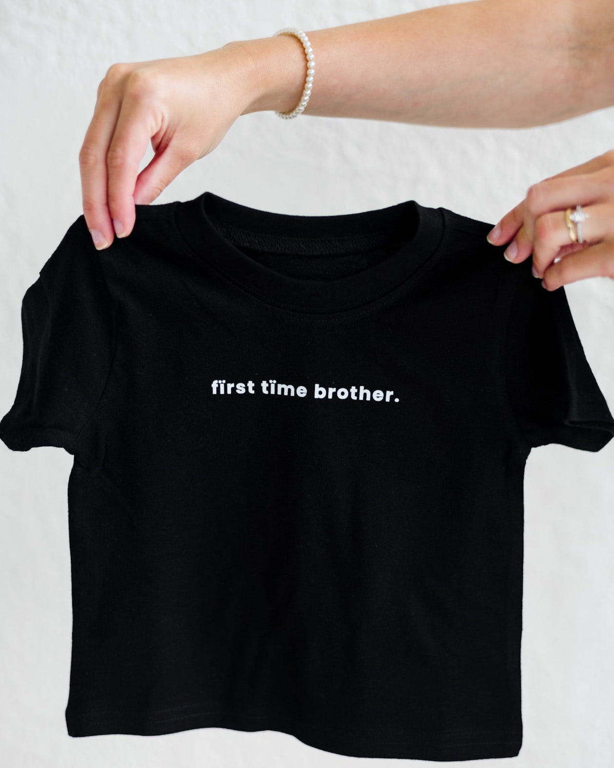 Short Sleeve "Fïrst Tïme Brother." Shirt
